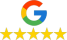 Google Logo with 5 Stars